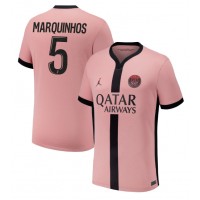 Camisa de Futebol Paris Saint-Germain Marquinhos #5 Equipamento Alternativo 2024-25 Manga Curta